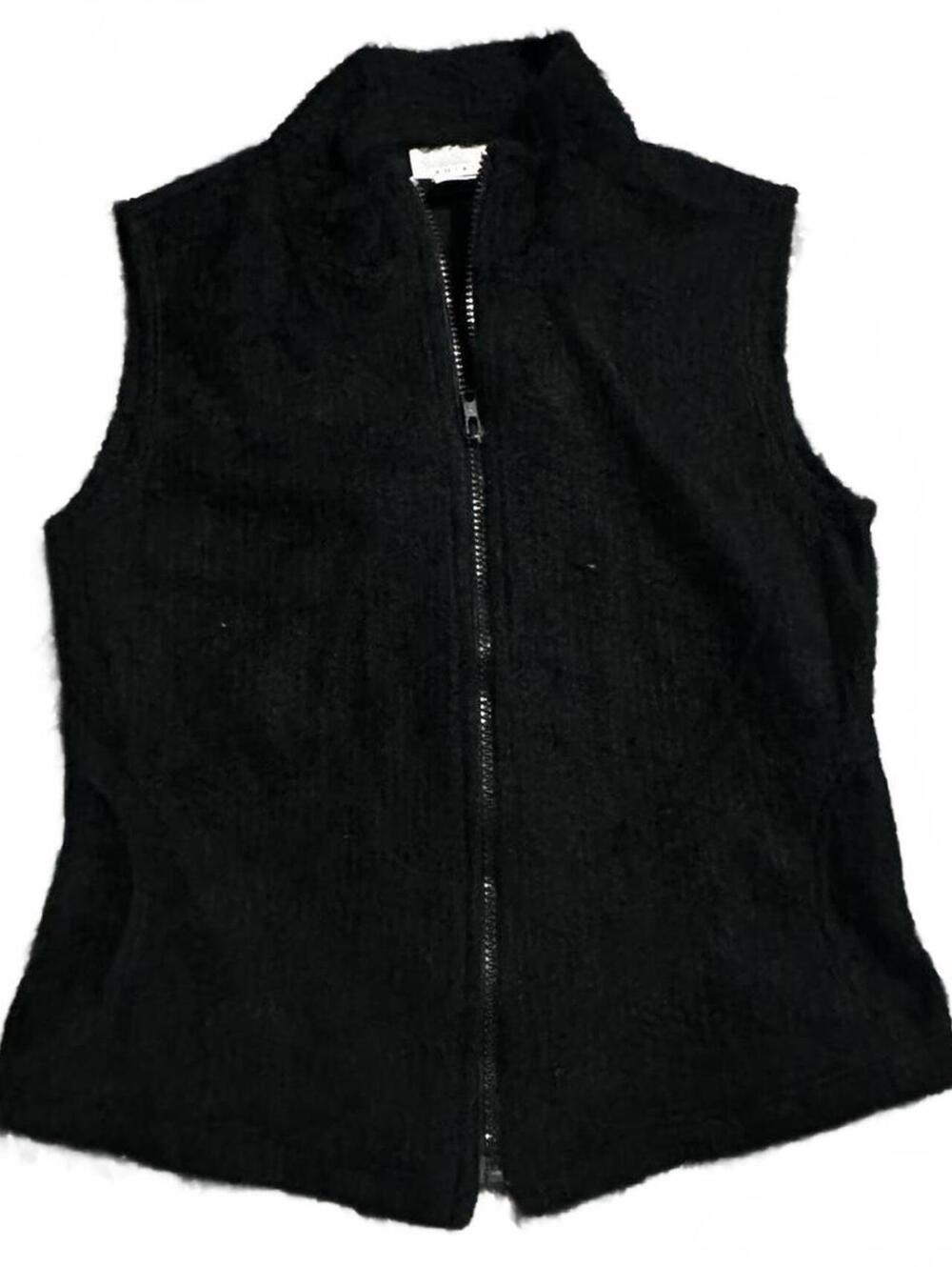 Y2K Cantata Lightweight Fittef Vest Minimalist Glam Size L